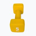 Halteră din neopren Pure2Improve 5 kg galben P2I201430 3