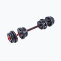 Gantere cu funcție de halteră Pure2Improve Hybrid Dumbell/Barbell negru-roșu P2I202340 3