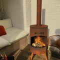 Șemineu de grădină BonFeu BonTon corten 2