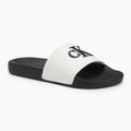 Papuci pentru bărbați Calvin Klein YM0YM01281 Jelly Mono PU Bright White/Black