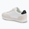 Încălțăminte pentru bărbați Calvin Klein YM0YM01325 Retro Runner Lace Up Ny-Su Bright White/Black 3