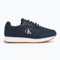 Încălțăminte pentru bărbați Calvin Klein YM0YM01326 Retro Runner Sock Lace Up Ny-Su Calvin Navy/Bright White/Gum 2
