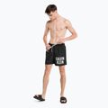 Pantaloni scurți de baie bărbați Calvin Klein Medium cu cordon negru 5