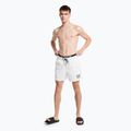 Pantaloni scurți de înot pentru bărbați Calvin Klein Medium Double Waistband alb 6