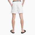 Pantaloni scurți de înot pentru bărbați Calvin Klein Medium Double Waistband alb 7