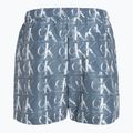 Pantaloni scurți de baie bărbați Calvin Klein Medium cu cordon imprimat albastru 2