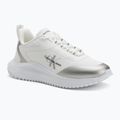 Încălțăminte pentru femei Calvin Klein Eva Runner Low Lace Mix Ml Wn bright white/silver