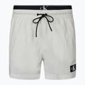 Pantaloni scurți de baie pentru bărbați Calvin Klein Medium Double WB nimbus cloud