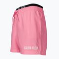 Pantaloni scurți de baie pentru bărbați Calvin Klein Medium Double WB sachet pink 3