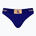 Partea de jos a costumului de baie Calvin Klein Thong midnight lagoon