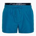 Pantaloni scurți de baie pentru bărbați Calvin Klein Short Double Waistband ocean hue