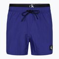 Pantaloni scurți de baie pentru bărbați Calvin Klein Medium Double WB midnight lagoon