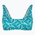 Partea de sus a costumului de baie Calvin Klein Bralette-RP Print monogram blue