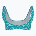 Partea de sus a costumului de baie Calvin Klein Bralette-RP Print monogram blue 2