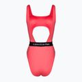 Costum de baie dintr-o bucată pentru femei Calvin Klein Cut Out One Piece-RP calypso coral 2