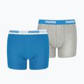 Boxeri pentru copii PUMA Basic 2 pary blue/grey