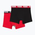 Boxeri pentru bărbați PUMA Everyday Basic 2 perechi red/black 2