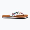 Șlapi O'Neill Ditsy Sun Bloom pentru femei, cu flori tropicale albe 5