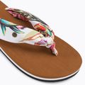 Șlapi O'Neill Ditsy Sun Bloom pentru femei, cu flori tropicale albe 7