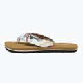 Șlapi O'Neill Ditsy Sun Bloom pentru femei, cu flori tropicale albe 10