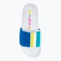 O'Neill Brights Slides pentru femei O'Neill Brights Slides flip-flops cu dungi albastre de prosop 6