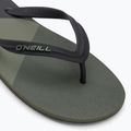 Șlapi O'Neill Profile Color Block pentru bărbați, de culoare verde lichen închis 7