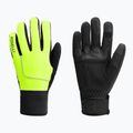 Mănuși de ciclism pentru bărbați Rogelli Essential Winter Waterproop fluor yellow