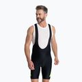Pantaloni scurți cu bretele Rogelli Tyro II pentru bărbați, galben/negru