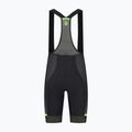 Rogelli Hero II Bib Short pantaloni scurți de ciclism pentru bărbați galben/gri/negru 4