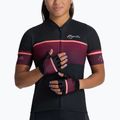 Mănuși de ciclism pentru femei Rogelli Impress II burgundy/coral/negru 2