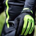 Mănuși de ciclism pentru bărbați Rogelli Core II Winter Windproof fluor 3