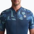 Tricou de ciclism pentru bărbați Rogelli Essential Graphic albastru 3
