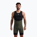 Pantaloni scurți de ciclism pentru bărbați Rogelli Signature Bib Short green