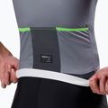 Tricou de ciclism pentru bărbați Rogelli Fast grey / turguoise 6