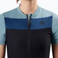 Tricou de ciclism pentru femei Rogelli Core Block W black/blue/dark blue 3