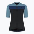 Tricou de ciclism pentru femei Rogelli Core Block W black/blue/dark blue 6
