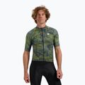 Tricou de ciclism pentru bărbați Rogelli Essential Graphic II green / blue / mustard