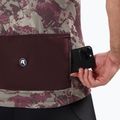 Tricou de ciclism pentru bărbați Rogelli Essential Graphic II taupe / bordeaux 6