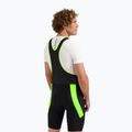 Pantaloni scurți de ciclism pentru bărbați Rogelli Core Bib Short black/fluor yellow 2