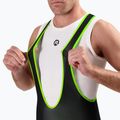 Pantaloni scurți de ciclism pentru bărbați Rogelli Core Bib Short black/fluor yellow 3