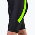 Pantaloni scurți de ciclism pentru bărbați Rogelli Core Bib Short black/fluor yellow 4