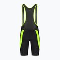 Pantaloni scurți de ciclism pentru bărbați Rogelli Core Bib Short black/fluor yellow 7