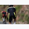 Pantaloni scurți de ciclism pentru bărbați Rogelli Core Bib Short black/fluor yellow 9