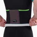 Tricou de ciclism pentru bărbați Rogelli Fast black/teal/green 4