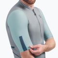 Tricou de ciclism pentru bărbați Rogelli Fast grey/dusty teal/teal 3