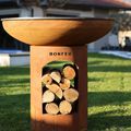 Vatră pentru foc de grădină BonFeu BonBaza 10002R corten 7