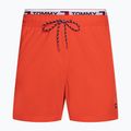 Pantaloni scurți de înot pentru bărbați Tommy Hilfiger DW Medium Drawstring daring scarlet