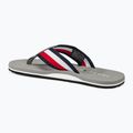 Papuci pentru bărbați Tommy Hilfiger Corporate Beach Sandal antique silver 3