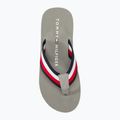 Papuci pentru bărbați Tommy Hilfiger Corporate Beach Sandal antique silver 5