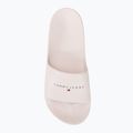 Șlapi pentru femei Tommy Jeans Printed Pu Pool Slide ecru 6